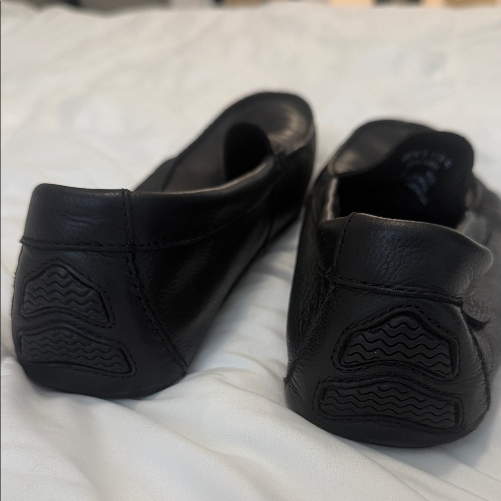 Sperry Black Leather Men's Slip-Ons